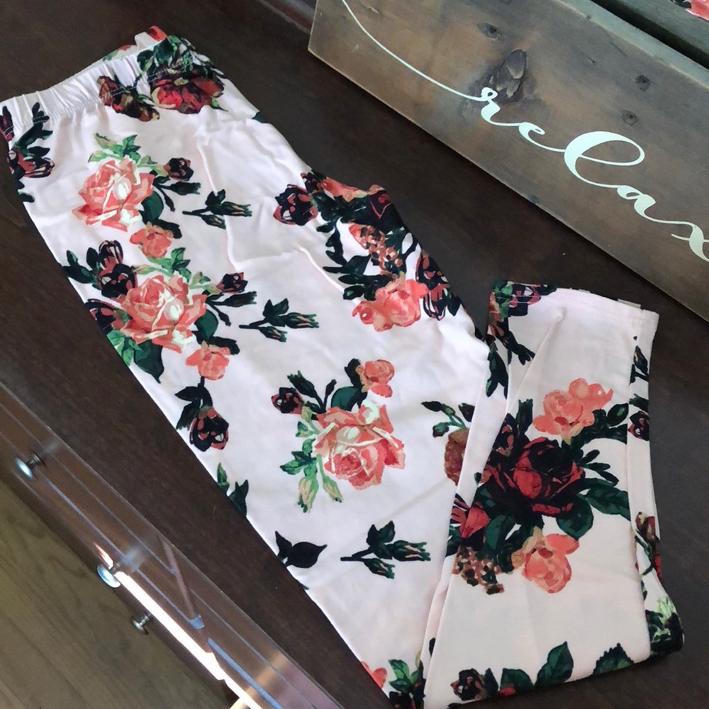Floral leggings